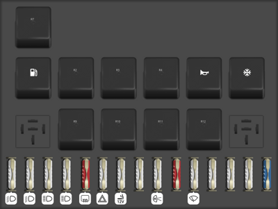1980 Volkswagen Rabbit Sicherungskasten-Diagramm - StartMyCar