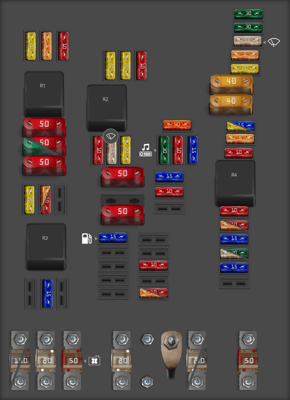 2003 Volkswagen Touran fuse box diagram - StartMyCar