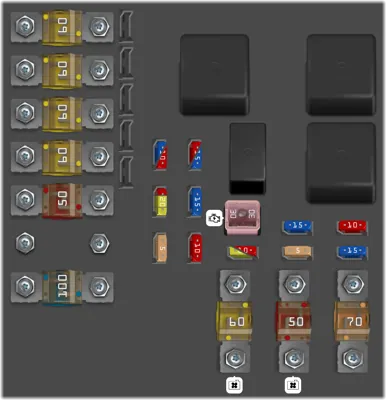 2007 Volvo S80 fuse box diagram