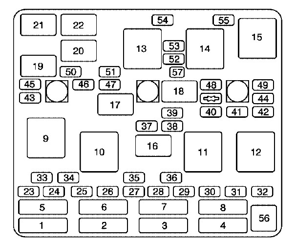 2005 pontiac grand am cigarette lighter fuse 2005 Pontiac Grand Am fuse box diagram