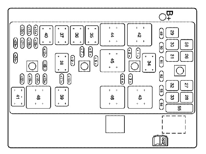 2006 V6engine Pontiac Grand Prix fuse box diagram StartMyCar