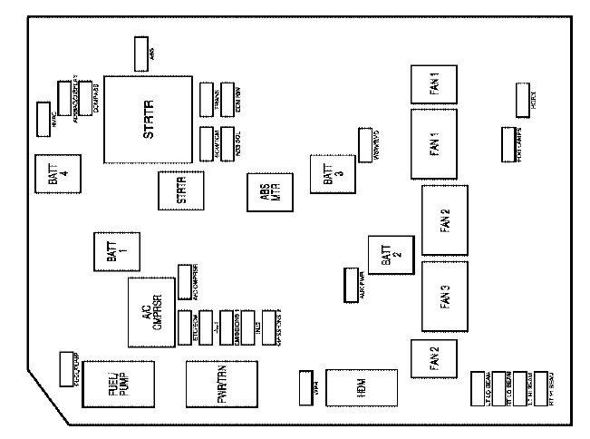 2008 pontiac grand prix cigarette lighter fuse 5.3l-V8engine box diagram BATTERY BUTLER - CIGARETTE LIGHTER