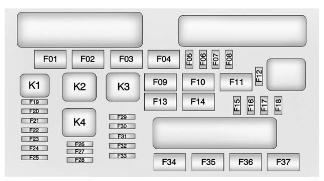 2014 Cadillac XTS fuse box diagram - StartMyCar