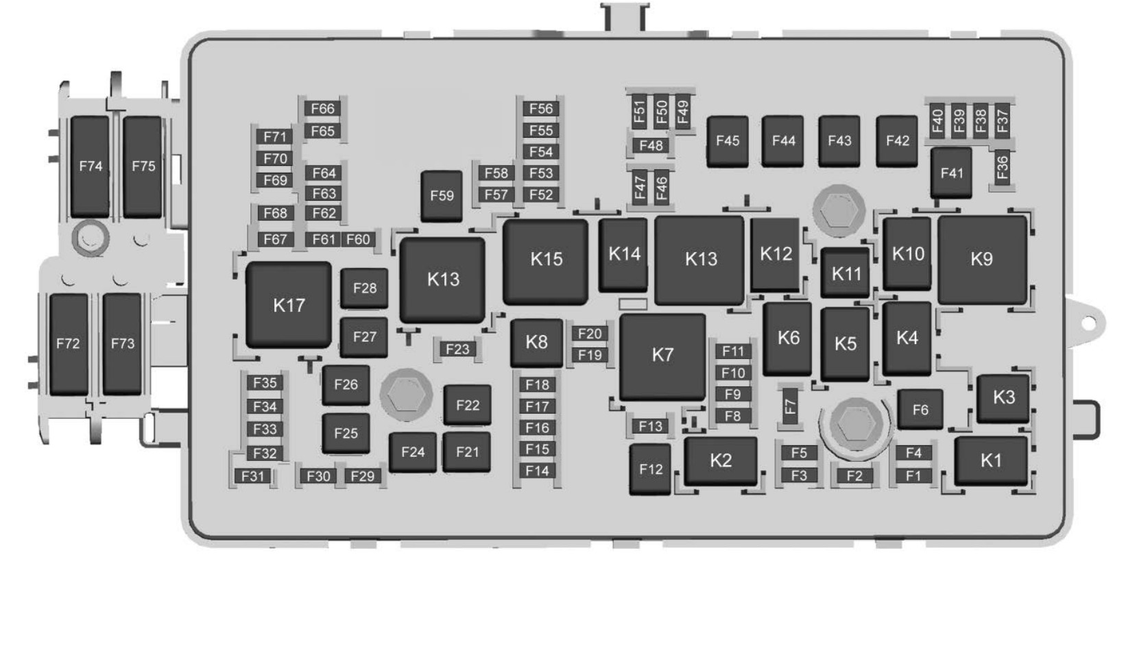 2018 Chevrolet Colorado fuse box diagram StartMyCar