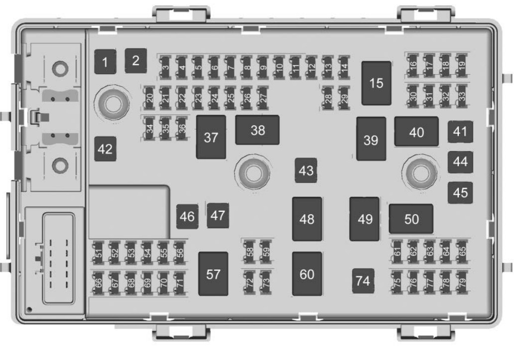 2019 GMC Savana fuse box diagram StartMyCar