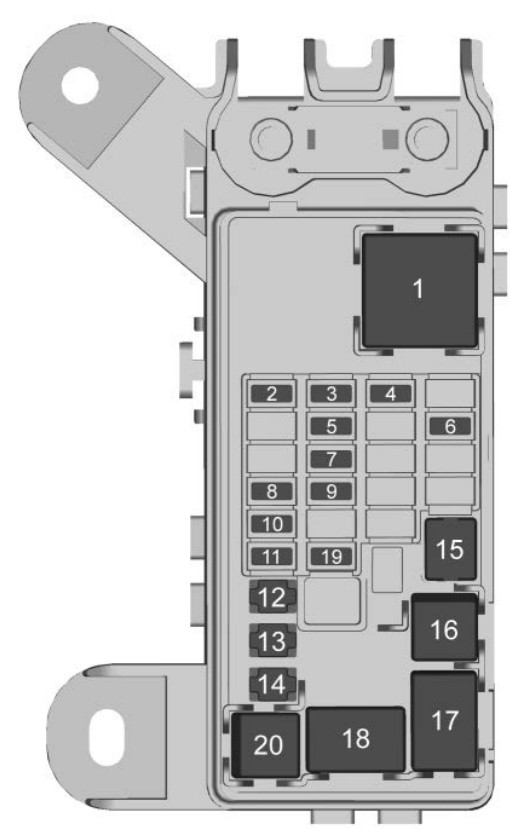 2020 Esv Cadillac Escalade fuse box diagram StartMyCar