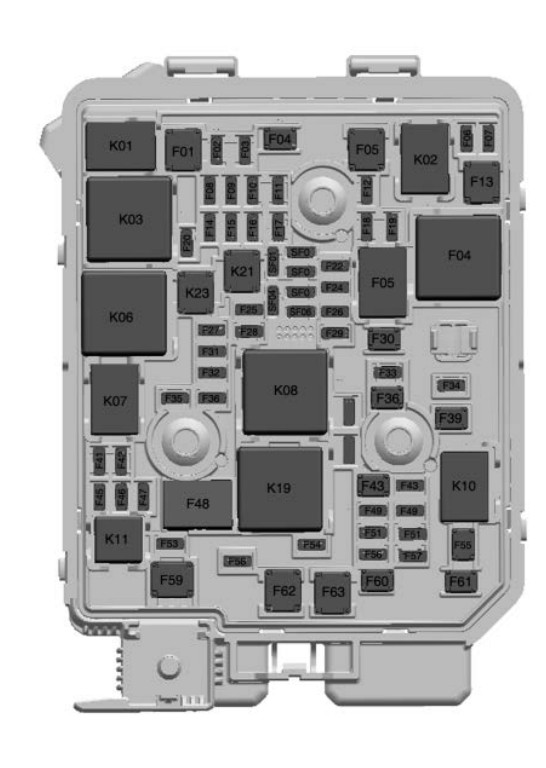 2021 Chevrolet Trailblazer fuse box diagram - StartMyCar