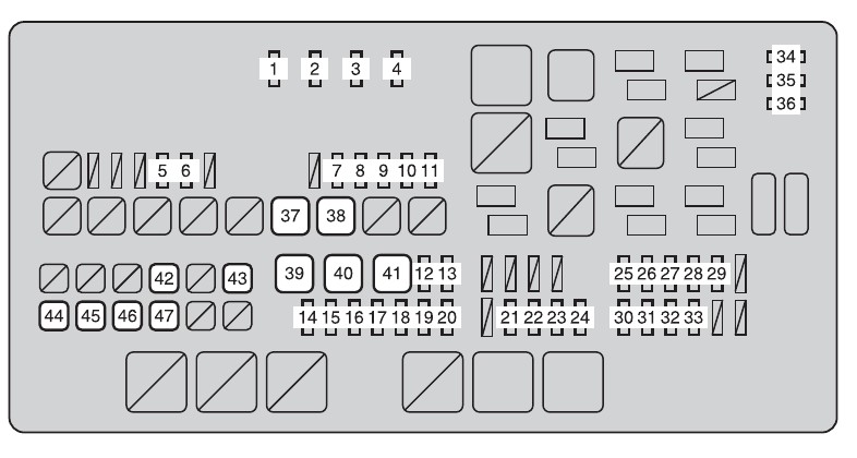 2011 Toyota Tundra Fuse Location Toyota Tundra Fuse Box Diagrams For